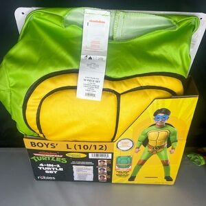 TMNT Turtles 4 In One Halloween Costume Boys 10/12 L New Teenage Mutant Ninja